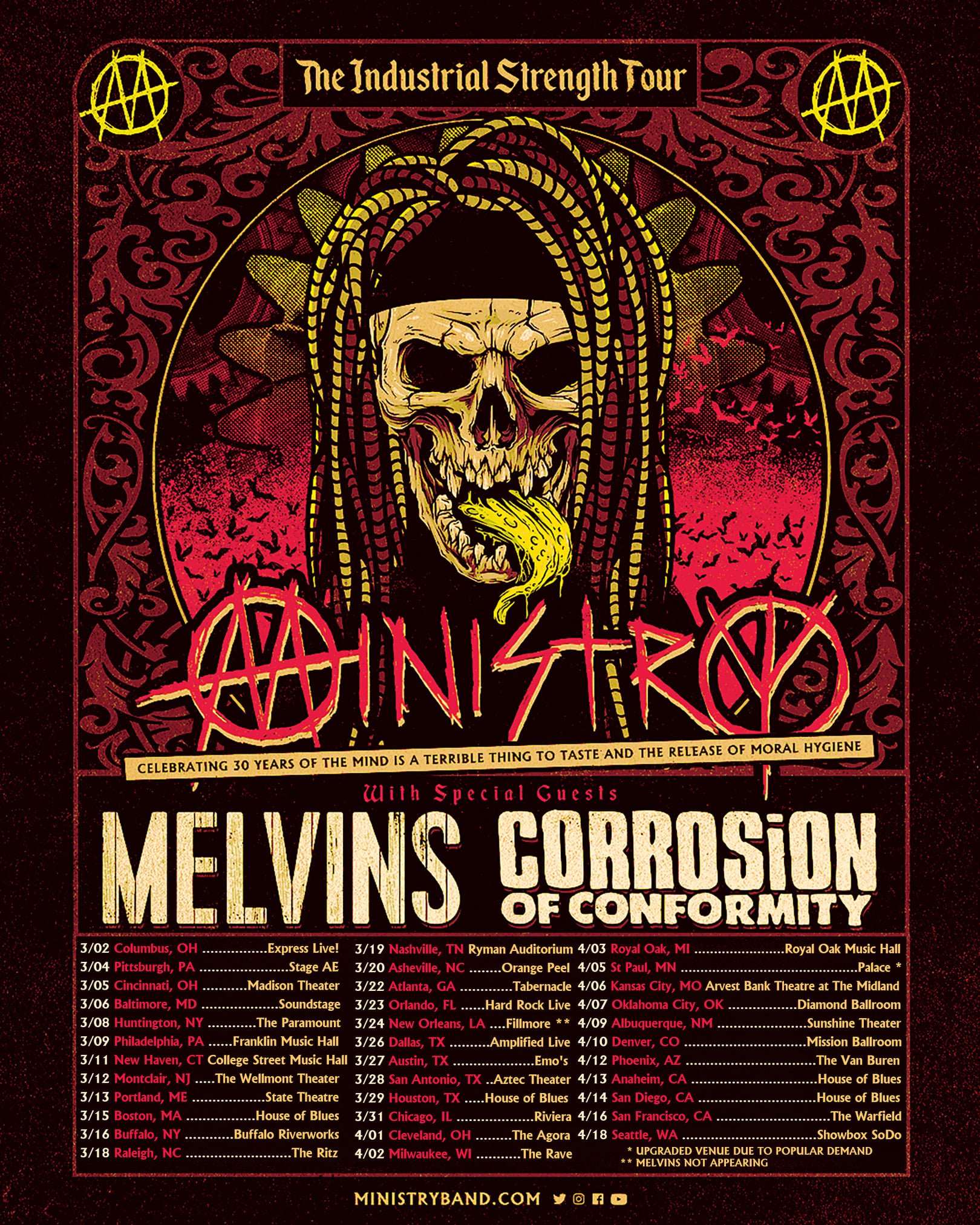 Ministry/Melvins Industrial Strength Tour